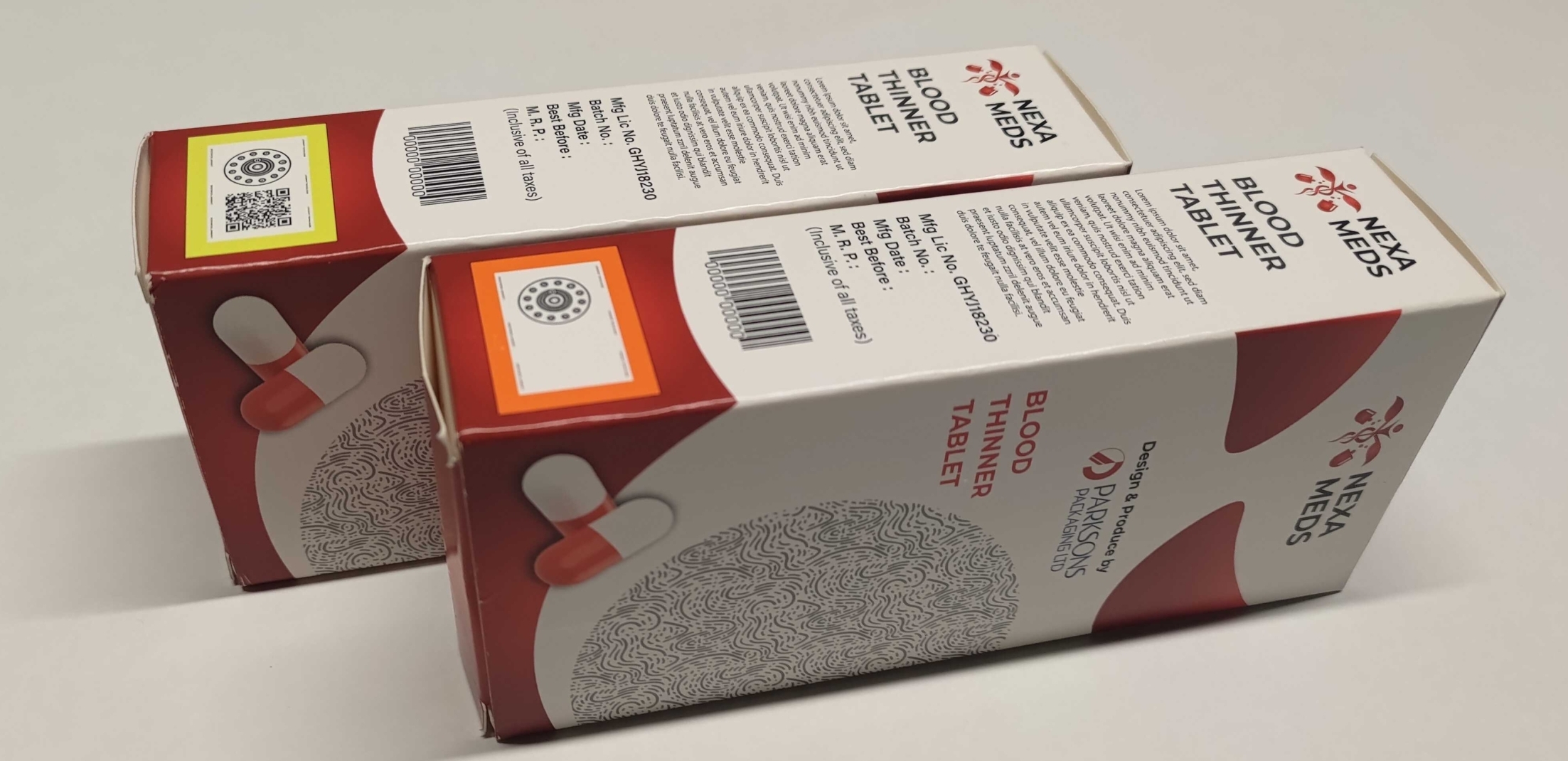 Direct Print of Non-clonable on Mono-carton