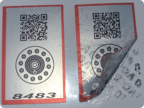 Tamper Evidence Label